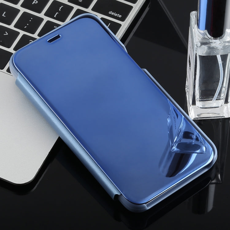 Electroplating Mirror Horizontal Flip Case for Galaxy J2 Core, with Holder, Galaxy J2 Core