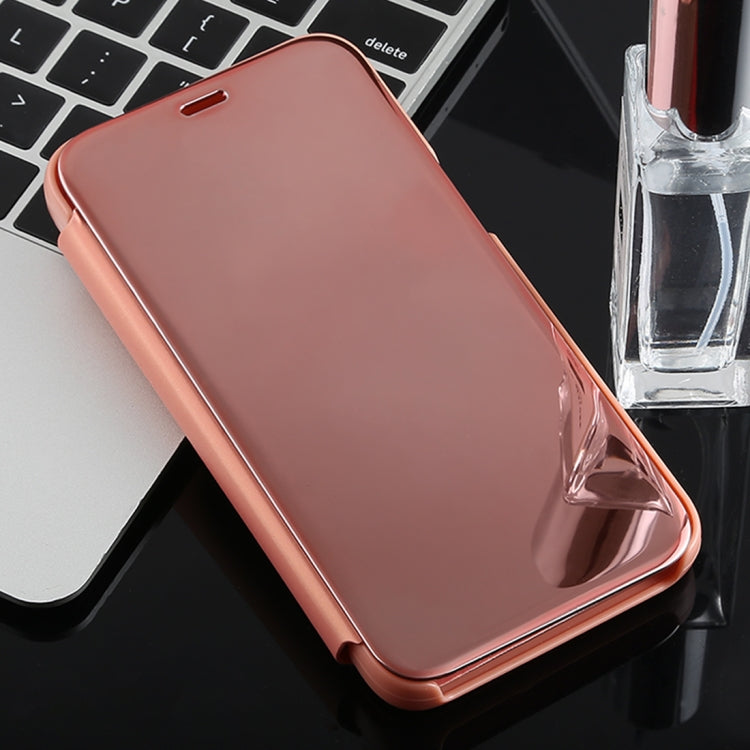 Electroplating Mirror Horizontal Flip Case for Galaxy J2 Core, with Holder, Galaxy J2 Core