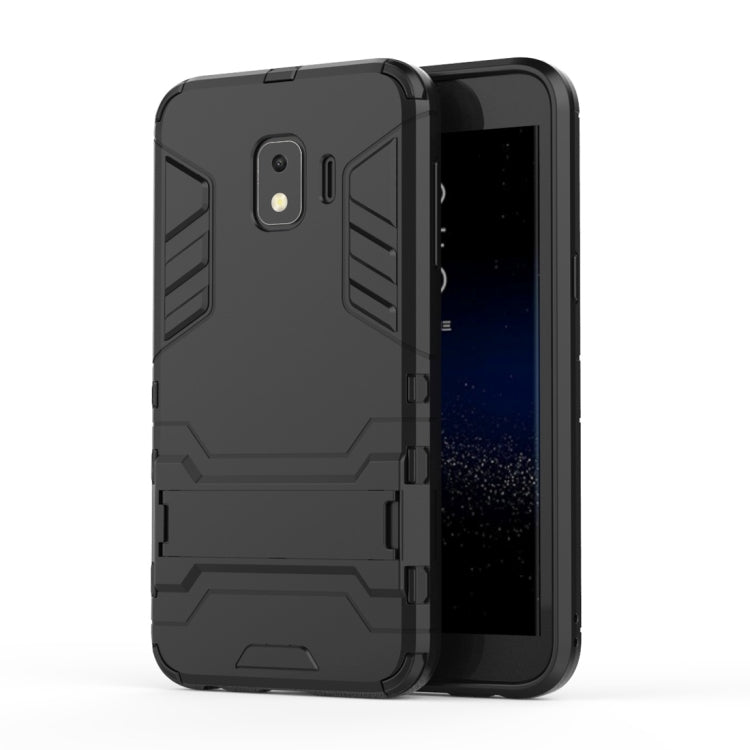 Coque antichoc en PC et TPU pour Galaxy J2 Core, avec support, pour Samsung Galaxy J2 Core