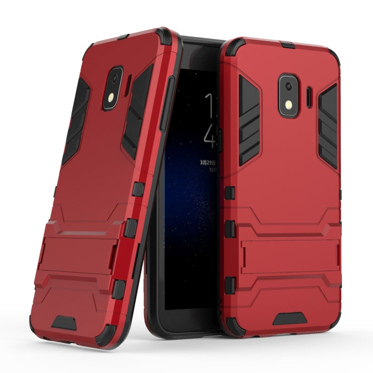 Coque antichoc en PC et TPU pour Galaxy J2 Core, avec support, pour Samsung Galaxy J2 Core