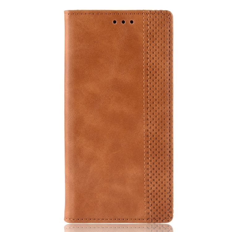 Magnetic Buckle Retro Texture Horizontal Flip Leather Case for Galaxy S10+, with Holder & Card Slots & Wallet, For Galaxy S10+