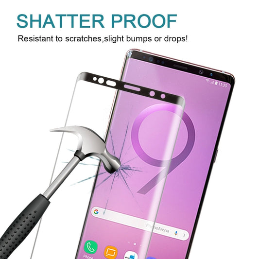 Close-up view of premium 9H surface hardness tempered glass protector edge detail