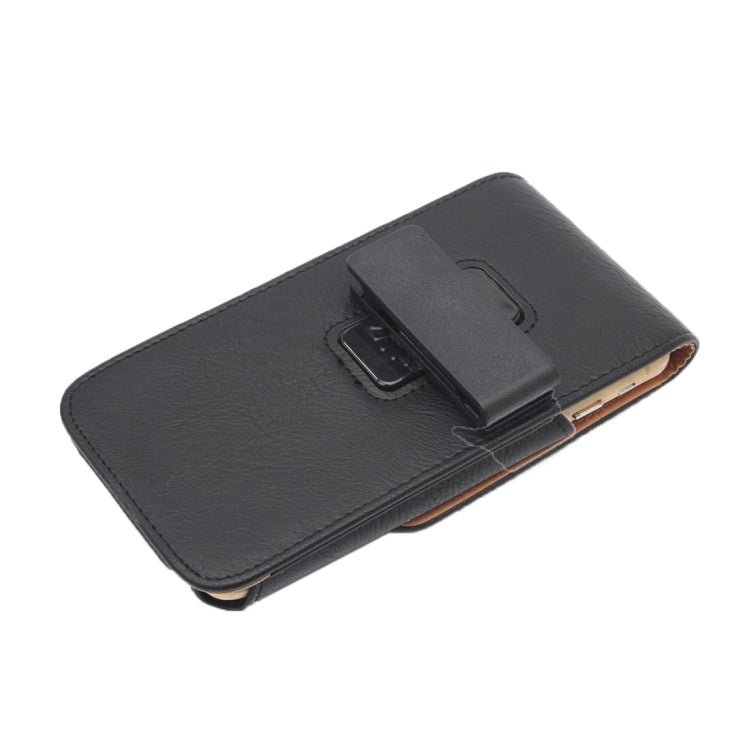 For Galaxy S7 / G930 & S6 / G920 & S6 Edge / G925 Classical Style Elephant Texture Vertical Flip Leather Case Waist Bag with Card Solts & Rrotatable Back Splint Size: 15.5 x 8.2 cm