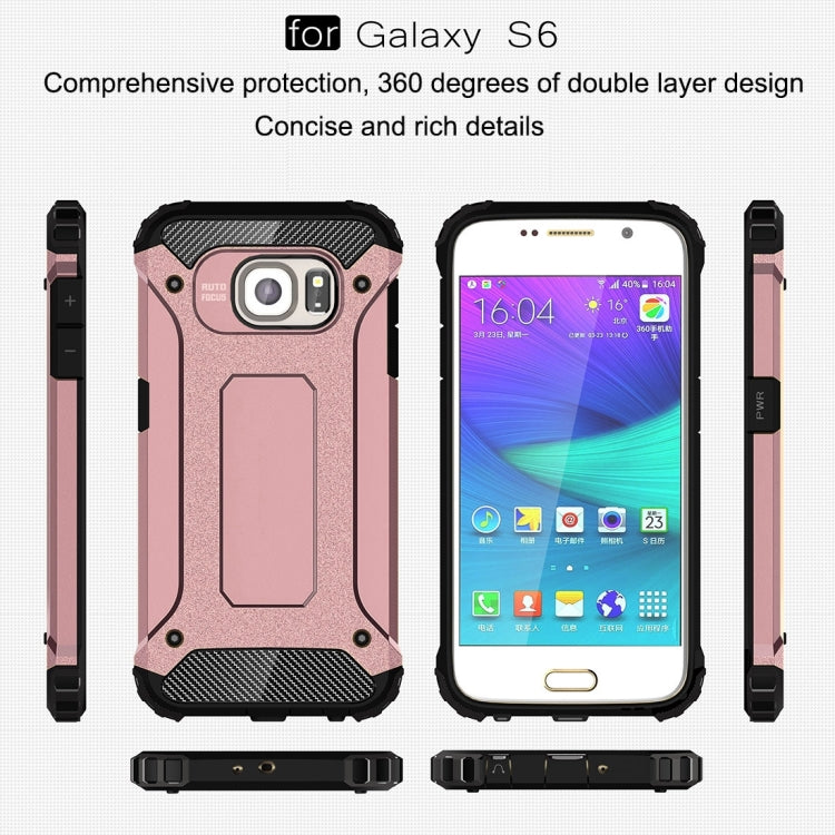 For Galaxy S6 / G920 Tough Armor TPU + PC Combination Case, For Galaxy S6