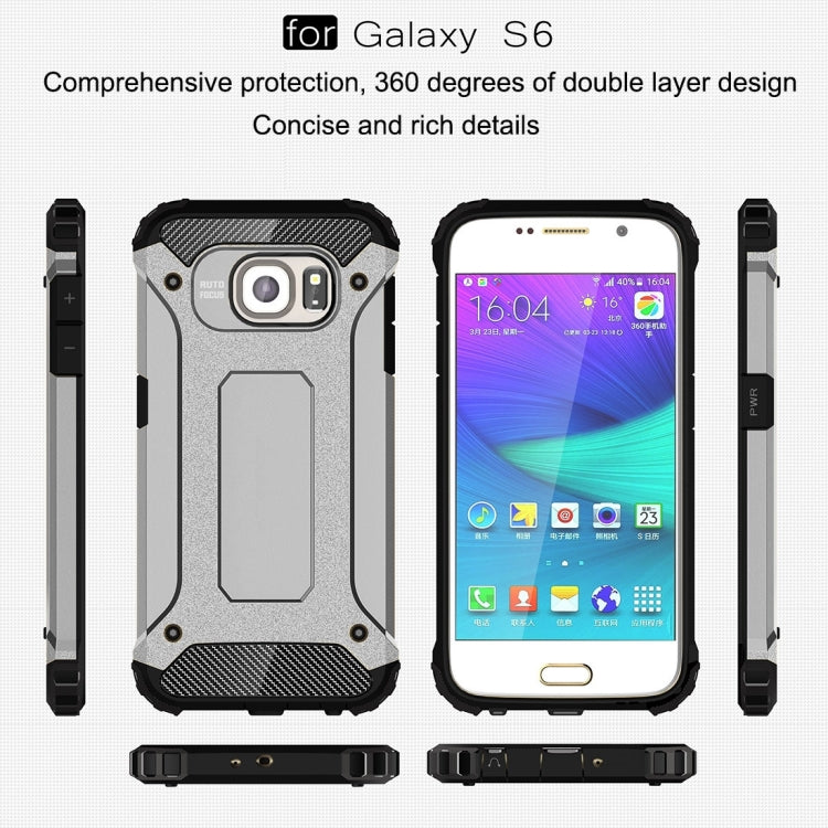 For Galaxy S6 / G920 Tough Armor TPU + PC Combination Case