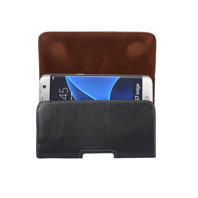 Étui à rabat vertical en cuir avec boucle arrière pour Galaxy S7 Edge / G935