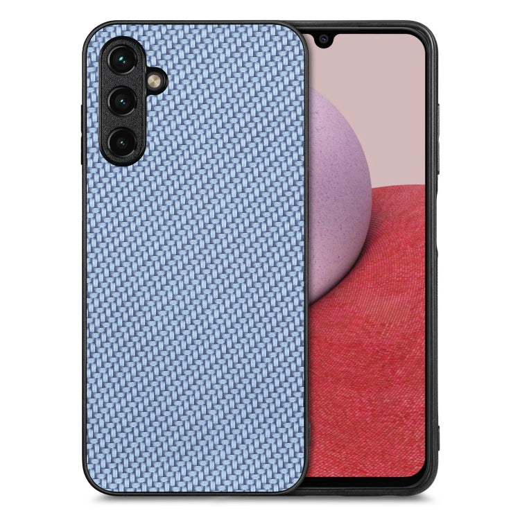 Carbon Fiber Texture Leather Back Cover Phone Case