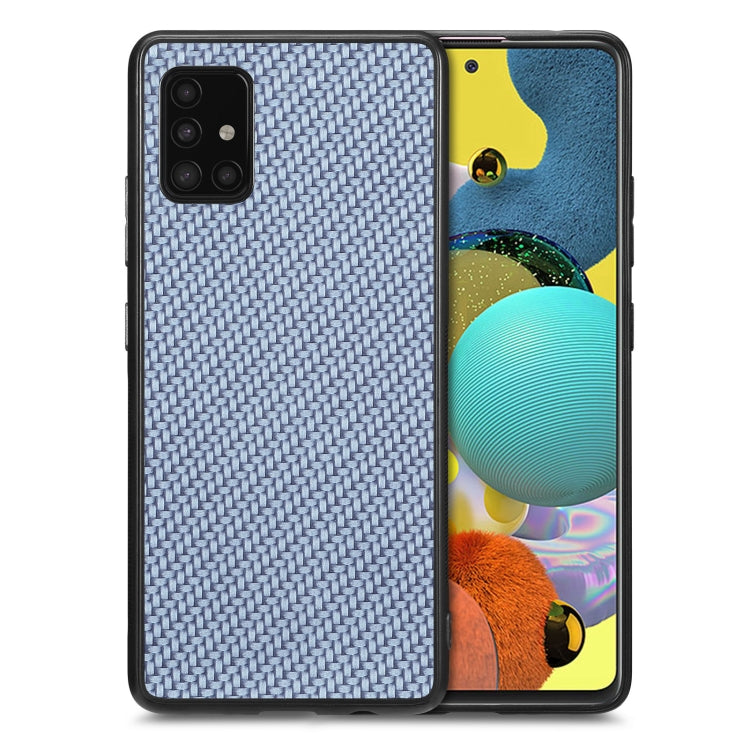 Carbon Fiber Texture Leather Back Cover Phone Case