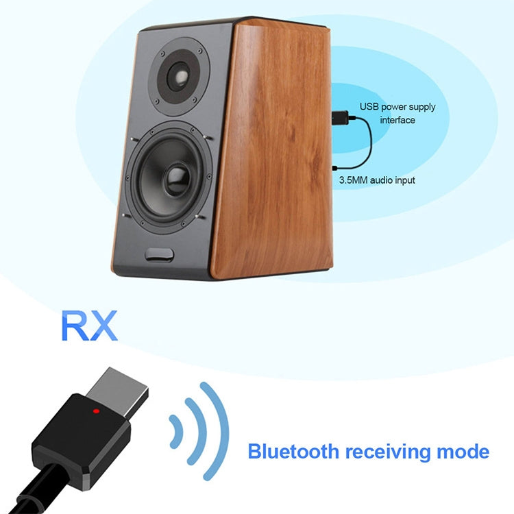 Bluetooth5.0  Audio Receiver USB Bluetooth Adapter Bluetooth Transmitter Support Win8/10, ZF169