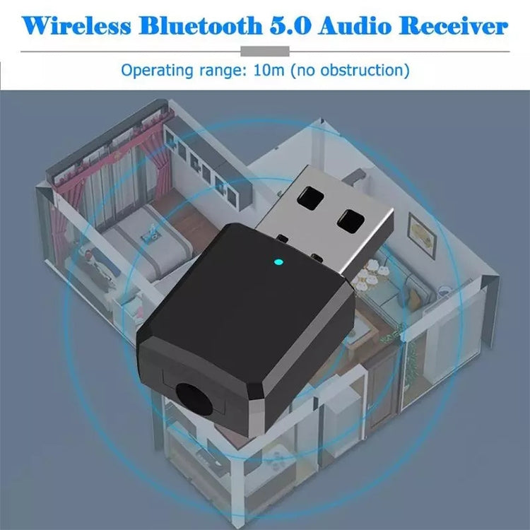 Bluetooth5.0  Audio Receiver USB Bluetooth Adapter Bluetooth Transmitter Support Win8/10, ZF169