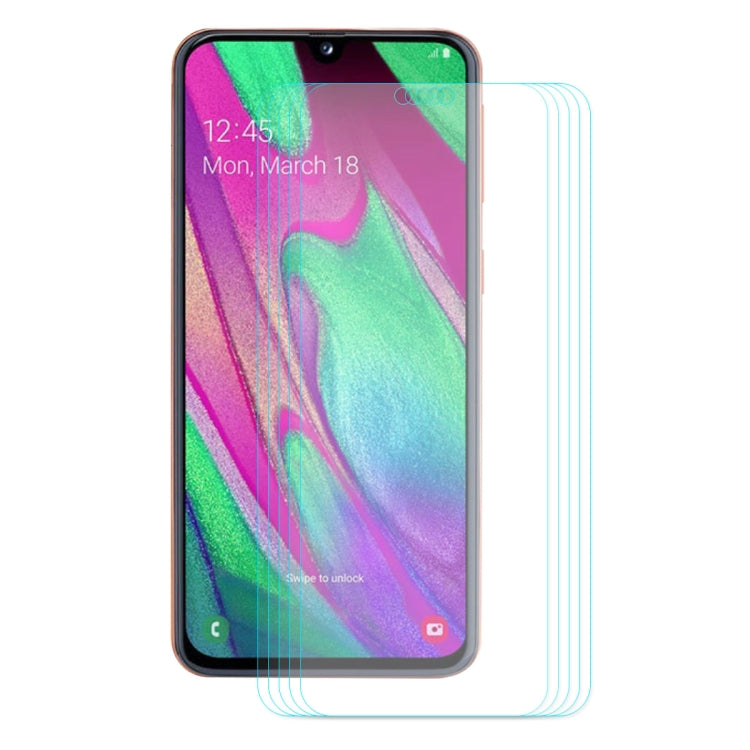 Lot de 5 films de protection en verre trempé ENKAY Hat-Prince 0,26 mm 2,5D 9H pour Samsung Galaxy A40