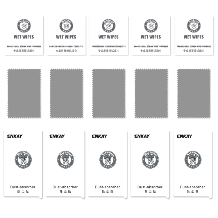 Lot de 5 films de protection en verre trempé ENKAY Hat-Prince 0,26 mm 2,5D 9H pour Samsung Galaxy A40