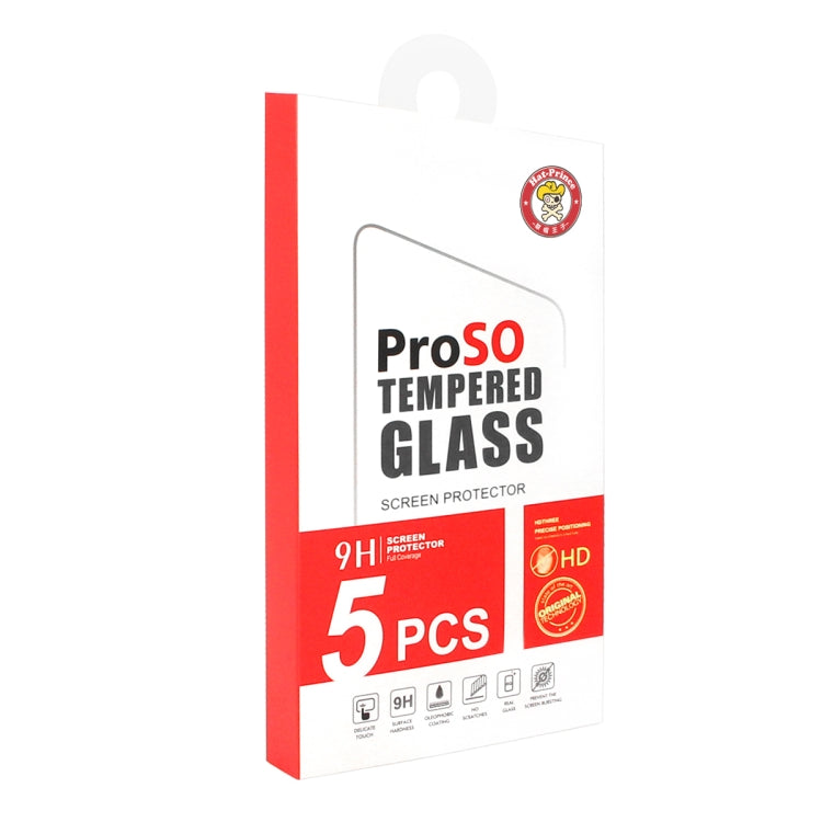 Lot de 5 films de protection en verre trempé ENKAY Hat-Prince 0,26 mm 2,5D 9H pour Samsung Galaxy A40
