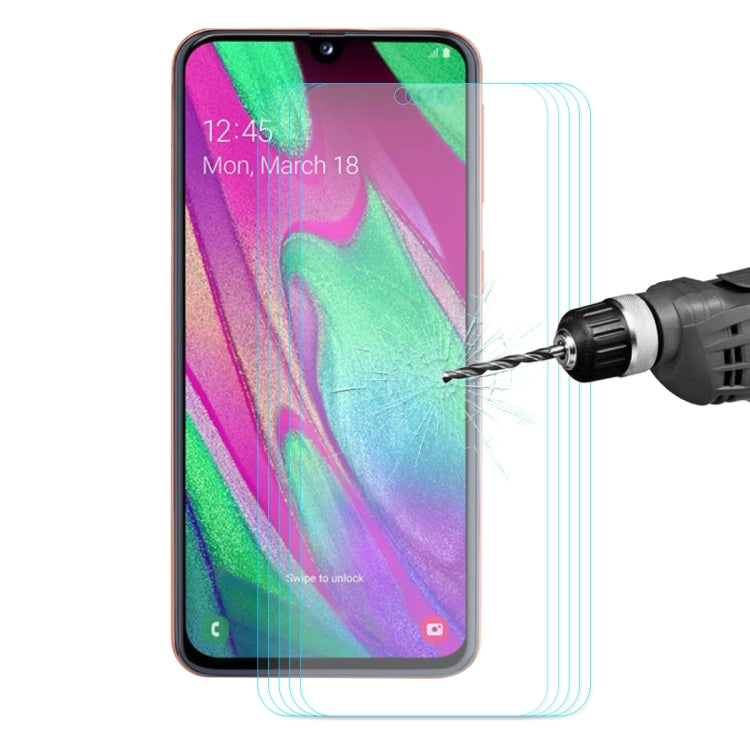 Lot de 5 films de protection en verre trempé ENKAY Hat-Prince 0,26 mm 2,5D 9H pour Samsung Galaxy A40