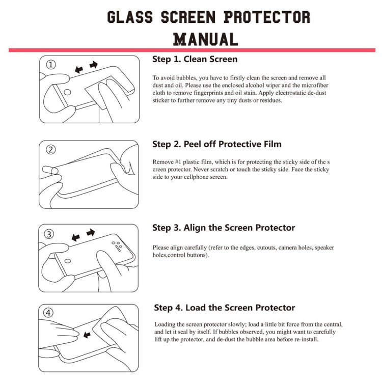 Lot de 2 films de protection en verre trempé ENKAY Hat-Prince Full Glue 0,26 mm 9H 2,5D pour Samsung Galaxy A40