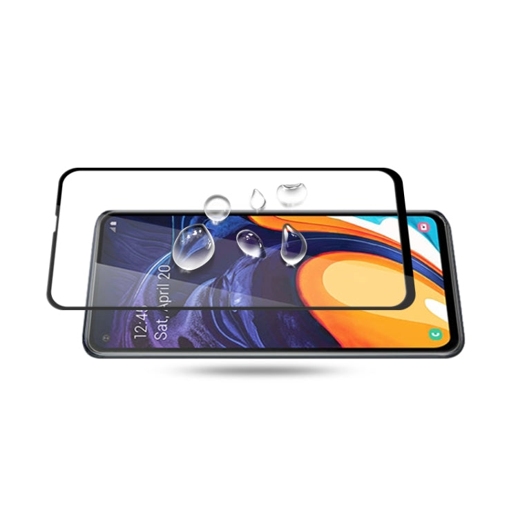 Lot de 2 films en verre trempé Mocolo 0,33 mm 9H 2,5D, adhésif intégral, pour Galaxy A60