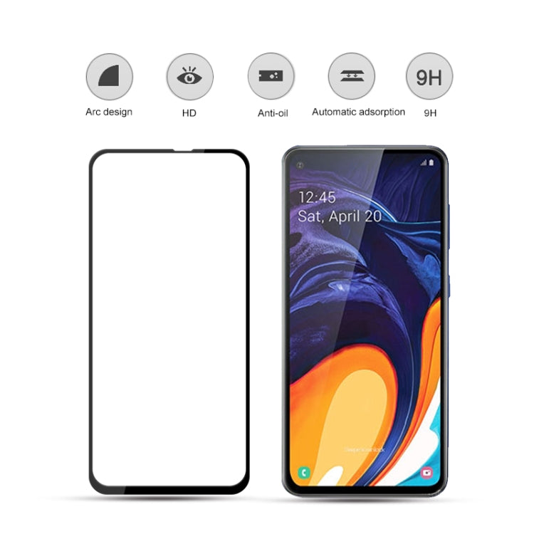 mocolo 0.33mm 9H 3D Full Glue Curved Full Screen Tempered Glass Film for Samsung Galaxy A60