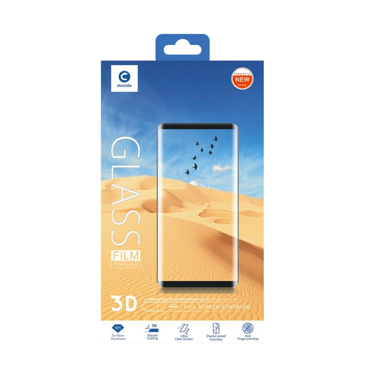 mocolo 0.33mm 9H 3D Full Glue Curved Full Screen Tempered Glass Film for Samsung Galaxy A60