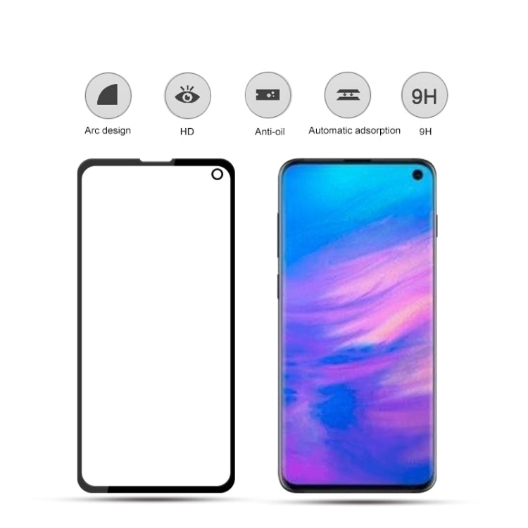 2Pcs mocolo 0.33mm 9H 2.5D Full Glue Tempered Glass Film for Samsung Galaxy S10e, Galaxy S10e