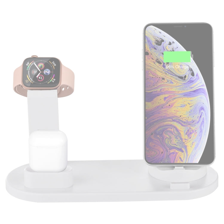 HQ-UD15 Rotatable Wireless Charging Base with Stand for Phones / iWatches / AirPods (Silver), without Wireless Charging White, without Wireless Charging Black, White (with wireless charging), Black (without wireless charging)