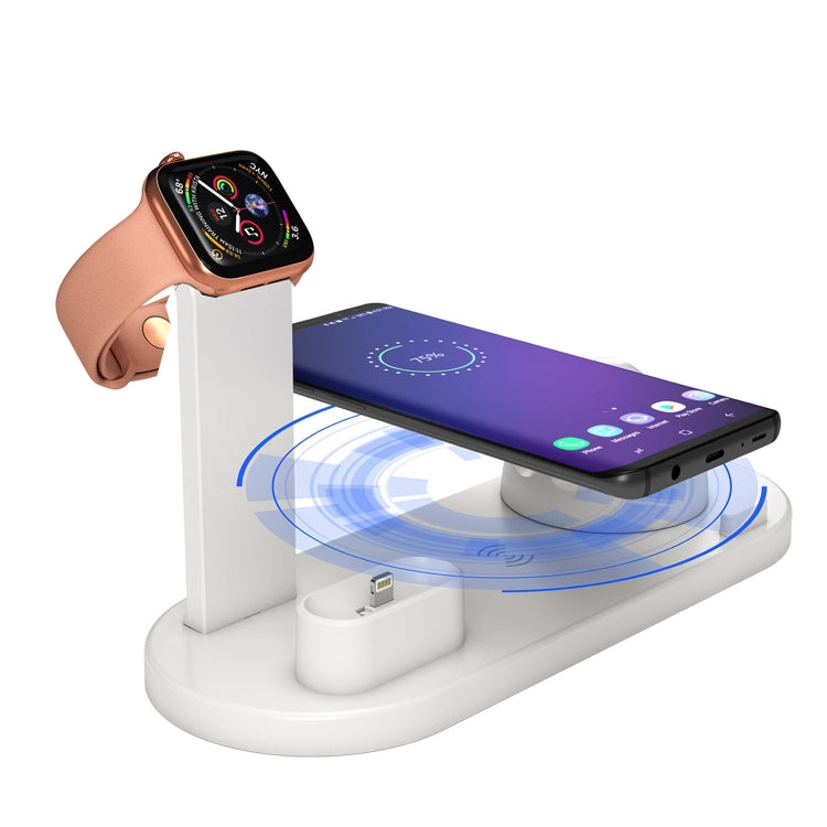 HQ-UD15 Rotatable Wireless Charging Base with Stand for Phones / iWatches / AirPods (Silver), without Wireless Charging White, without Wireless Charging Black, White (with wireless charging), Black (without wireless charging)
