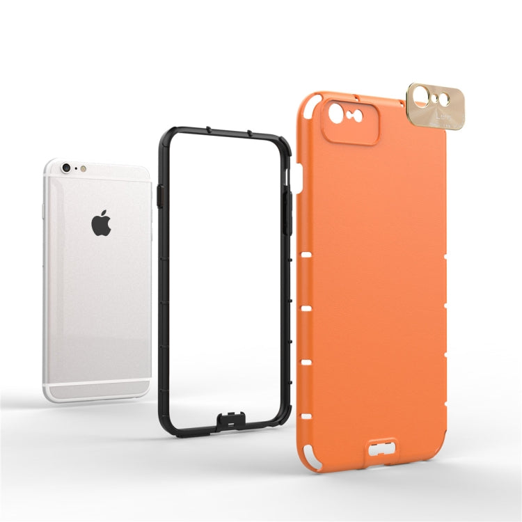 For iPhone 6 Plus & 6s Plus  Shockproof Grain PC + TPU Case, For iPhone 6 Plus