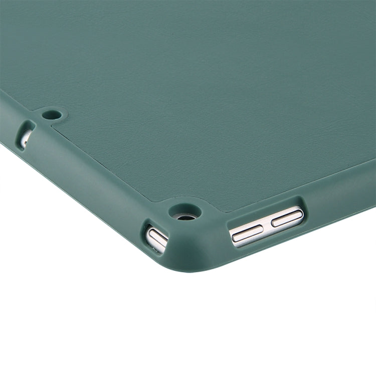Étui en cuir PU à rabat horizontal pliable et ventilé avec ventilation en nid d'abeille, support pliable en 3 parties, emplacement pour stylo et fonction veille/réveil intelligent, pour iPad mini 5/mini 4/3/2/1, iPad 9.7 (2018)/(2017)/Air 2/Air