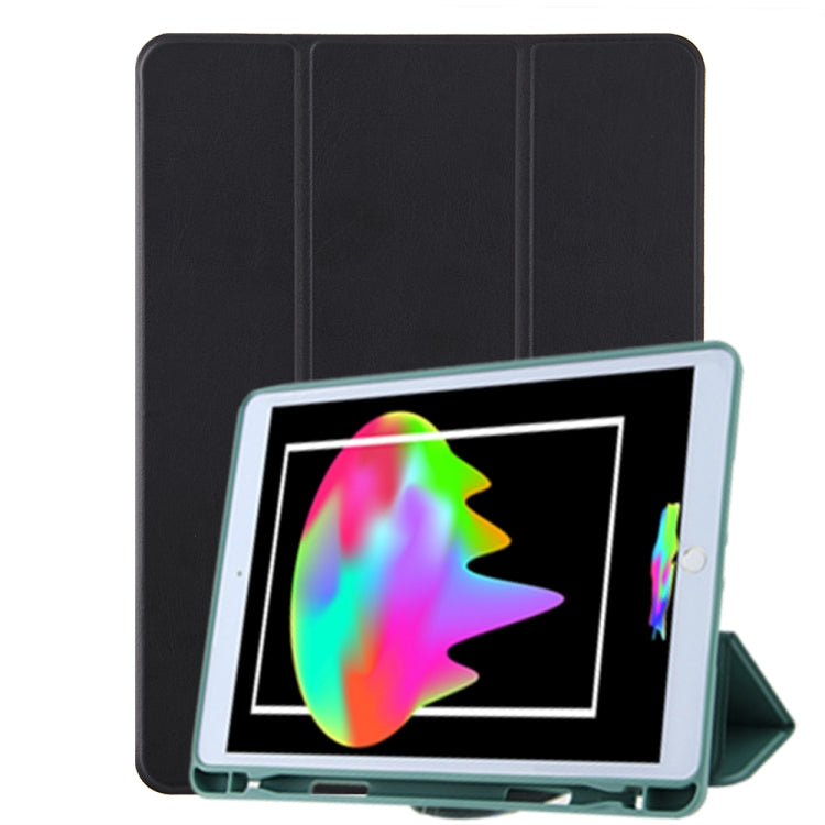Étui en cuir PU à rabat horizontal pliable et ventilé avec ventilation en nid d'abeille, support pliable en 3 parties, emplacement pour stylo et fonction veille/réveil intelligent, pour iPad mini 5/mini 4/3/2/1, iPad 9.7 (2018)/(2017)/Air 2/Air