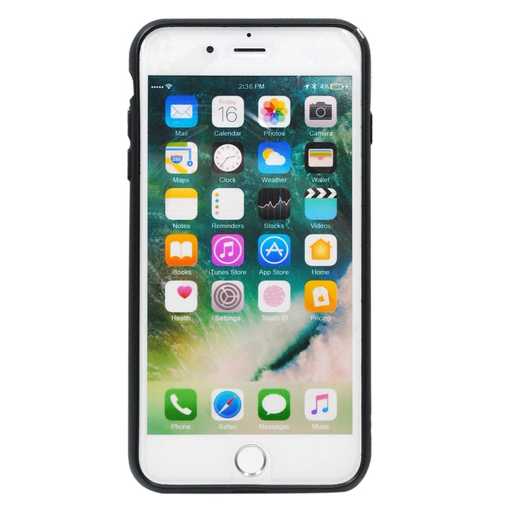 Chrysanthemum Pattern TPU+PC Four-corner Shockproof Protective Case with Holder, For iPhone 6SPlus/6Plus