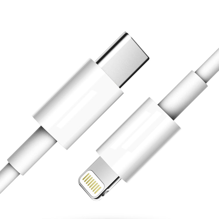 Câble de charge et de données PD 18 W USB-C / Type-C vers prise USB 8 broches pour iPhone X / 11 / 11 Pro / 11 Pro Max / XR / SE 2020, 1 m, 2 m