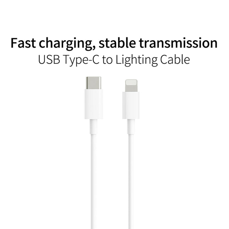 Câble de charge et de données PD 18 W USB-C / Type-C vers prise USB 8 broches pour iPhone X / 11 / 11 Pro / 11 Pro Max / XR / SE 2020, 1 m, 2 m