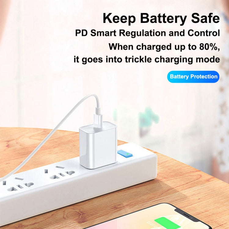 Câble de charge et de données PD 18 W USB-C / Type-C vers prise USB 8 broches pour iPhone X / 11 / 11 Pro / 11 Pro Max / XR / SE 2020, 1 m, 2 m