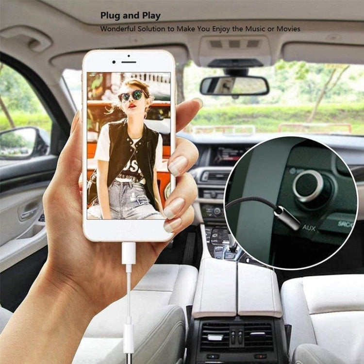 Zs-kl21836 2 PCS 8 Pin to 3.5mm Earphone Adapter Audio Adapter, Support All iOS System