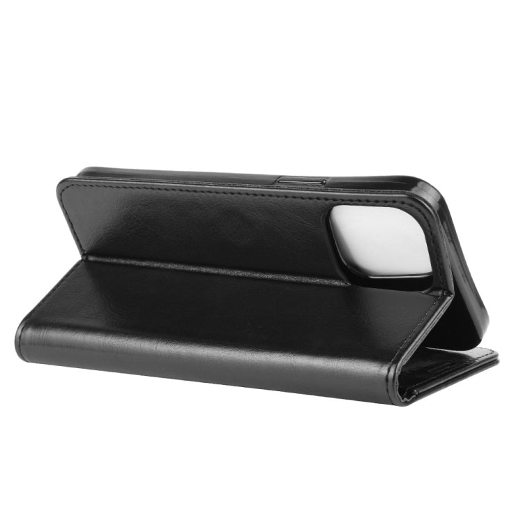 For iPhone 12 6.1 inch R64 Texture Single Horizontal Flip Protective Case with Holder & Card Slots & Wallet& Photo Frame, For iPhone 12 / 12 Pro