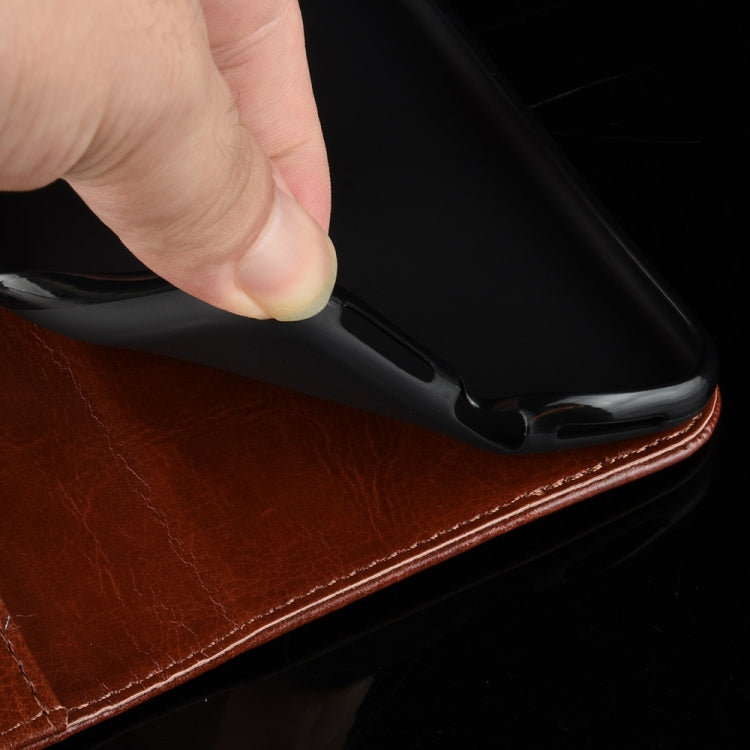 For iPhone 12 6.1 inch R64 Texture Single Horizontal Flip Protective Case with Holder & Card Slots & Wallet& Photo Frame, For iPhone 12 / 12 Pro