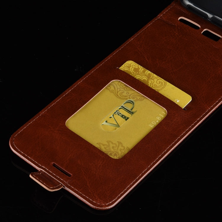 For iPhone 12 6.1 inch  R64 Texture Single Vertical Flip Leather Protective Case with Card Slots & Photo Frame, For iPhone 12 / 12 Pro
