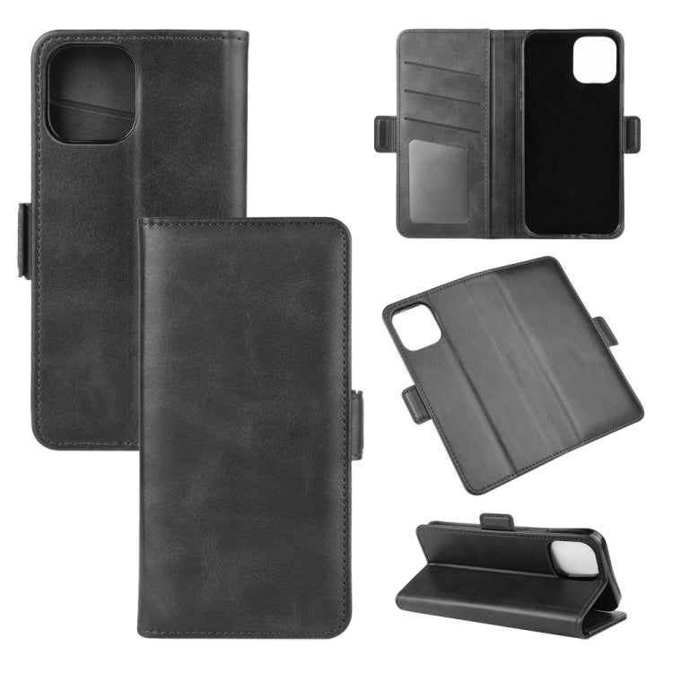 For iPhone 12 6.1 inch Dual-side Magnetic Buckle Horizontal Flip Leather Case with Holder & Card Slots & Wallet, For iPhone 12 / 12 Pro