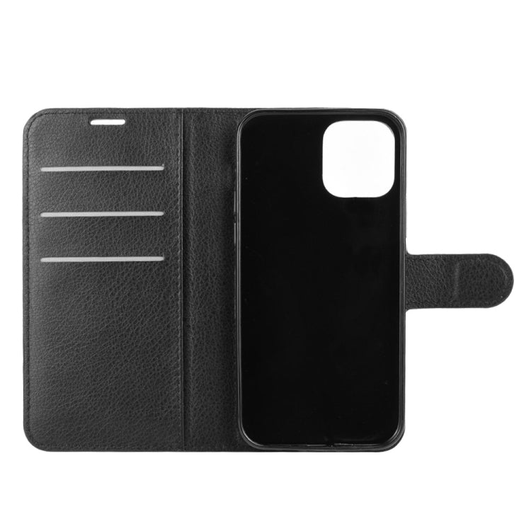 For iPhone 12 6.1 inch Litchi Texture Horizontal Flip Protective Case with Holder & Card Slots & Wallet, For iPhone 12 / 12 Pro
