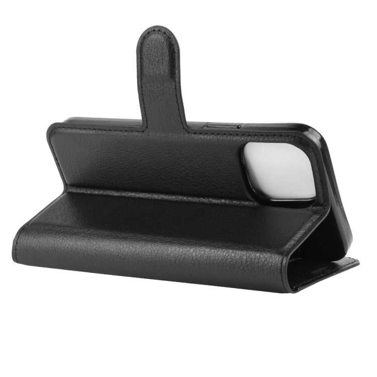 For iPhone 12 6.1 inch Litchi Texture Horizontal Flip Protective Case with Holder & Card Slots & Wallet, For iPhone 12 / 12 Pro