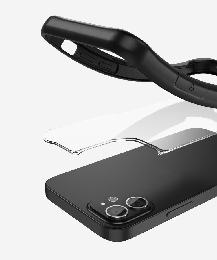 For iPhone 12 Pro Max 6.7 inch Transparent PC + TPU Full Coverage Shockproof Protective Case, For iPhone 12 Pro Max