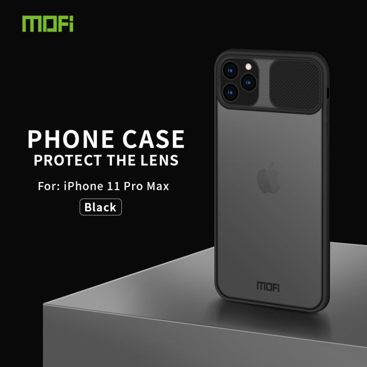 MOFI Xing Dun Series Translucent Frosted PC + TPU Privacy Anti-glare Shockproof All-inclusive Protective Case, For iPhone 11 Pro Max, For iPhone 11 Pro, For iPhone 11