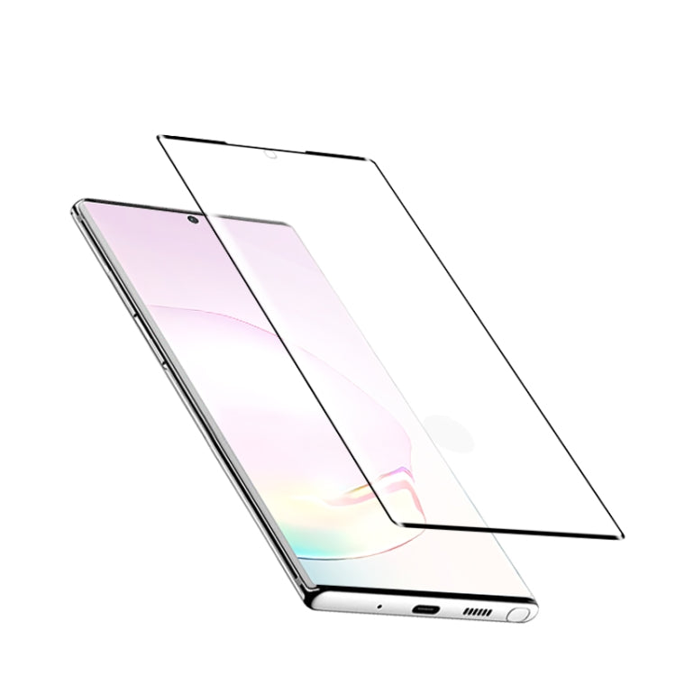 For Samsung Galaxy Note20 5G mocolo 0.33mm 9H 3D Curved Full Screen Tempered Glass Film, Fingerprint Unlock Support
