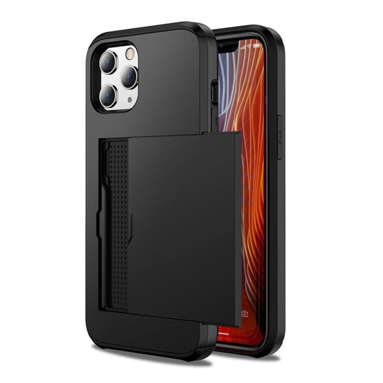 For iPhone 12 5.4 Shockproof Rugged Armor Protective Case with Card Slot