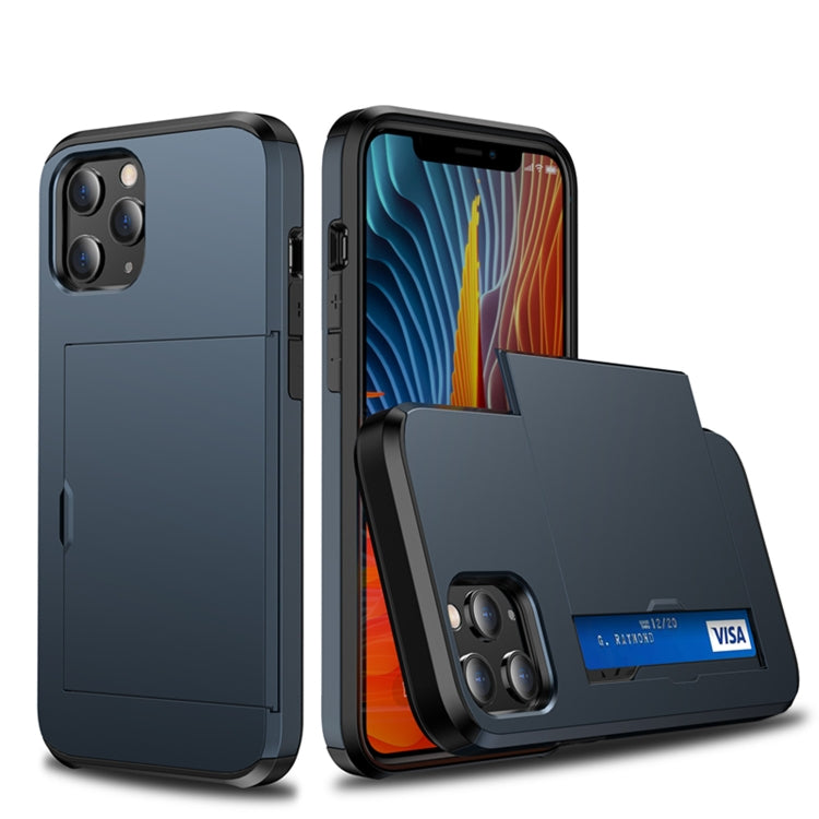 For iPhone 12 Pro Max 6.7 Shockproof Rugged Armor Protective Case with Card Slot