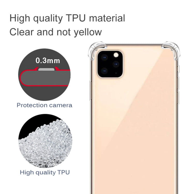 Four-Corner Anti-Drop Ultra-Thin Transparent TPU Phone Case, For iPhone 12 Pro Max, For iPhone 12 / 12 Pro, For iPhone 12 mini