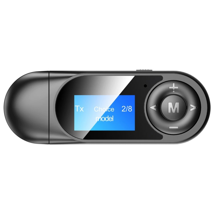 T13 Bluetooth 5.0 Drive-free USB Bluetooth Receiver and Transmitter with Screen