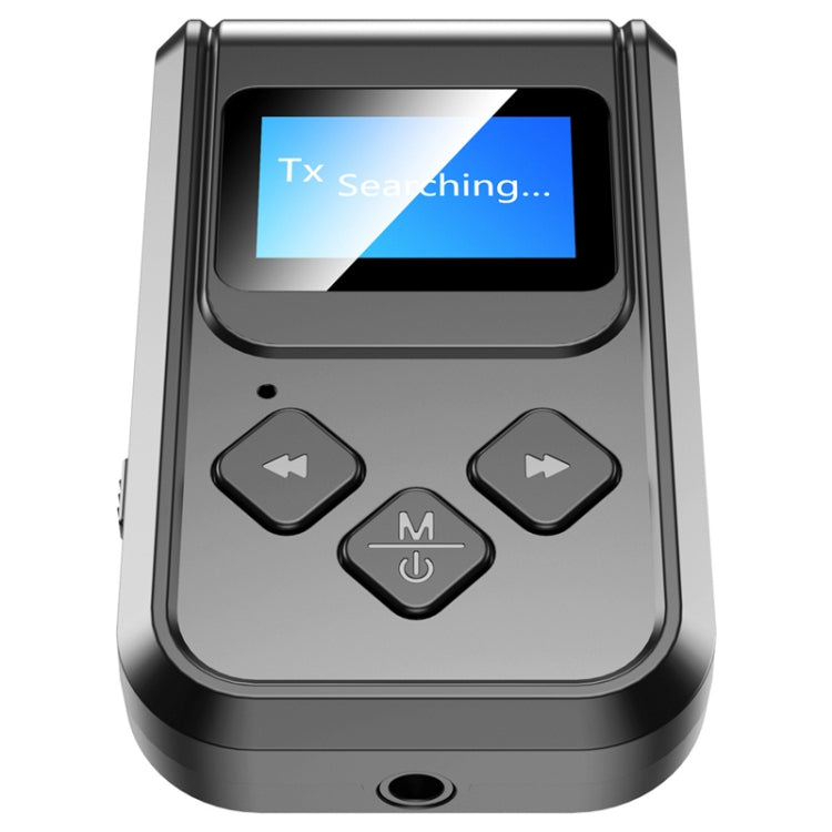 Récepteur-émetteur de musique Bluetooth 5.0 2 en 1 T15 avec écran