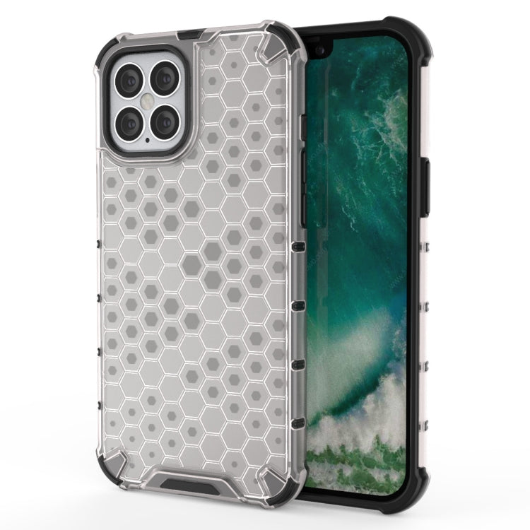For iPhone 12 Pro 6.1 inch Shockproof Honeycomb PC + TPU Case, For iPhone 12 / 12 Pro