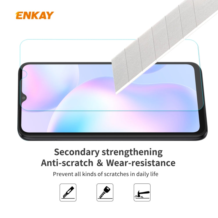 5 PCS ENKAY Hat-Prince 0.26mm 9H 2.5D Curved Edge Tempered Glass Film