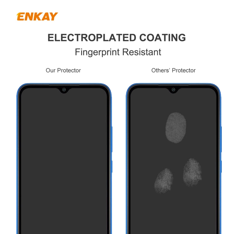10 PCS ENKAY Hat-Prince 0.26mm 9H 2.5D Curved Edge Tempered Glass Film